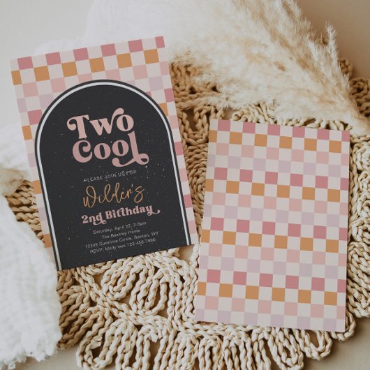 Invitation de patineuse Cool | Cool fille