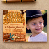 Invitation de paysage de 2e Rodéo avec photo
