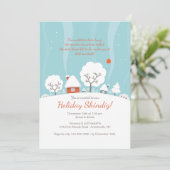 Invitation de paysage d'hiver (Debout devant)