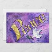 Invitation de Peace Dove (Devant)
