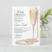 Invitation de Pearls et Prosecco (Debout devant)