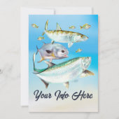 Invitation de pêche à plat (Devant)