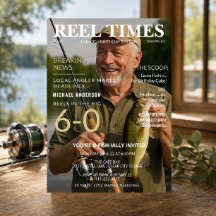 Invitation de pêche pour les 60 ans Reel Times