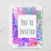 invitation de peinture (Devant)