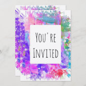 invitation de peinture (Devant / Derrière)