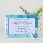 Invitation de peinture Abstraite bleue (Debout devant)