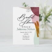 Invitation de peinture de style moderne (Debout devant)