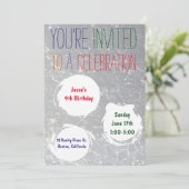 Invitation de peinture| Fête des enfants colorés (Debout devant)