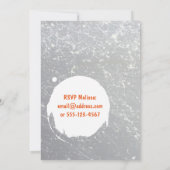 Invitation de peinture| Fête des enfants colorés (Dos)