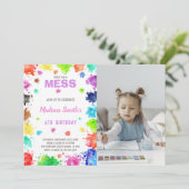 Invitation de peinture personnalisable (Debout devant)