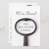 Invitation de pendaison de crémaillère à clé squel (Devant / Derrière)