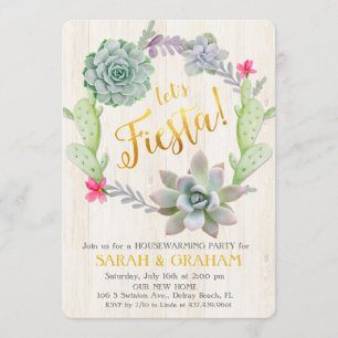 Invitation de pendaison de crémaillère Couronne de