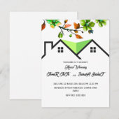 Invitation de pendaison de crémaillère modifiable, (Devant / Derrière)