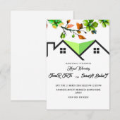 Invitation de pendaison de crémaillère modifiable, (Devant / Derrière)