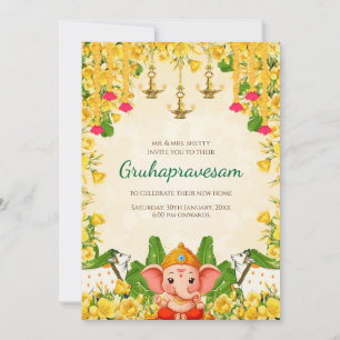 Invitation de pendaison de crémaillère numérique i