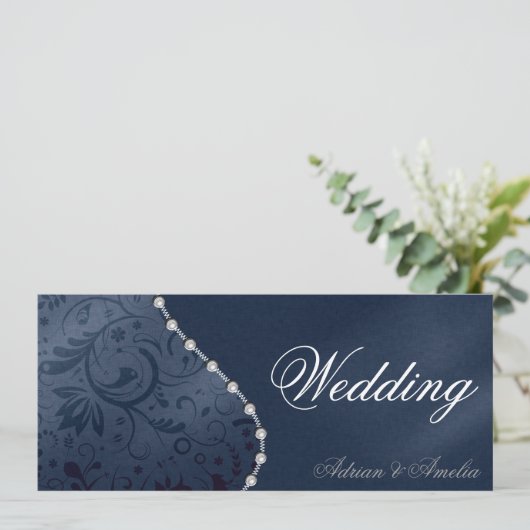 Invitation de perle de mariage (Debout devant)