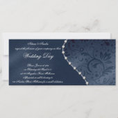 Invitation de perle de mariage (Dos)