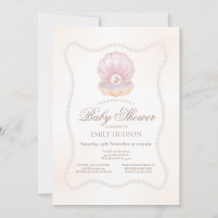 Invitation de perle modifiable