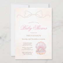 Invitation de perle modifiable