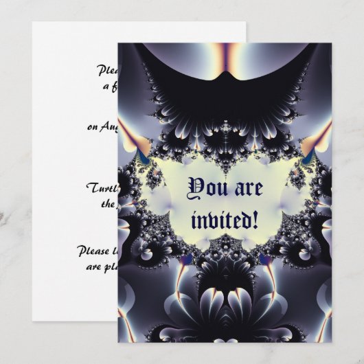 Invitation de pétales (Devant / Derrière)