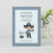 Invitation de petit pirate mignon (Debout devant)