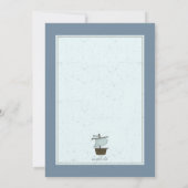 Invitation de petit pirate mignon (Dos)