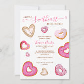 Invitation De petits donuts de la Saint-Valentin pour un peti (Devant)