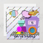 Invitation de petits garçons (Devant / Derrière)