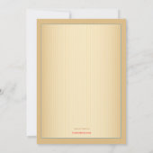 Invitation de petits gâteaux d'anniversaire (Dos)