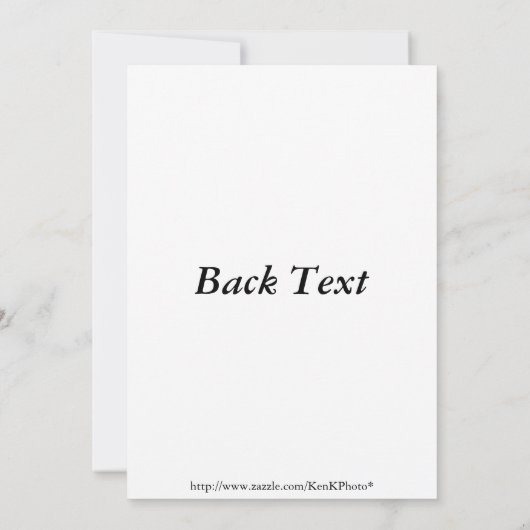 Invitation de phare de Barnegat (Dos)