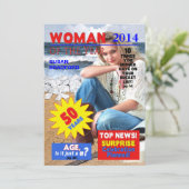 Invitation de photo 50e anniversaire - Couverture (Debout devant)