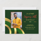 Invitation de photo abstraite moderne (Devant)