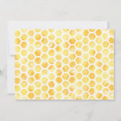 Invitation de photo d'abeille (Dos)