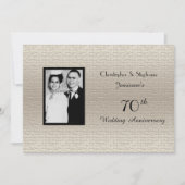 Invitation de photo d'anniversaire de mariage Clas (Devant)