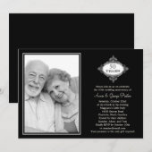 Invitation de photo d'anniversaire de sceau élégan (Devant / Derrière)