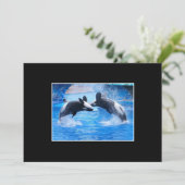 Invitation de photo de baleine (Debout devant)