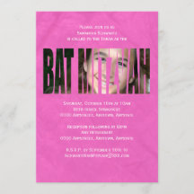 Invitation de photo de bat mitzvah dans les roses