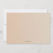 Invitation de photo de cadre de Vieux Monde (Dos)