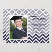 Invitation de photo de Chevron d'obtention du (Devant / Derrière)