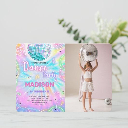 Invitation de photo de danse (Debout devant)