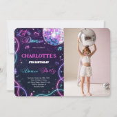 Invitation de photo de danse (Devant)