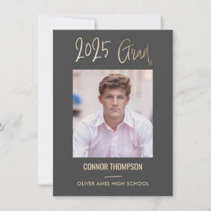 Invitation de photo de diplôme - Classe de 2025