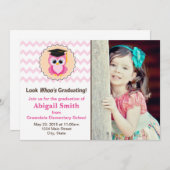 Invitation de photo de faire-part d'obtention du (Devant / Derrière)