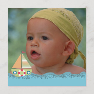 Invitation de photo de fête d'anniversaire de