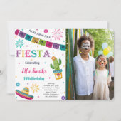 Invitation de photo de Fiesta modifiable (Devant)