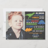 Invitation de photo de garçon d'invitations (Devant)