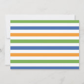 Invitation de photo de garçon d'invitations (Dos)