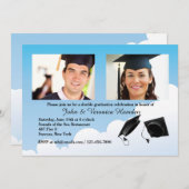 Invitation de photo de lancer de casquette (Devant / Derrière)