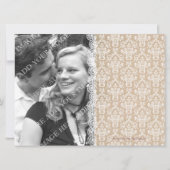 Invitation de photo de lustre d'antiquité de (Dos)