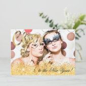 Invitation de photo de parties scintillantes de la (Debout devant)